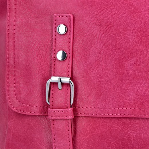 Torebka Damska Listonoszka Vintage firmy Herisson 1502L36 Fuksjowa Herisson One Size PaniTorbalska okazyjna cena