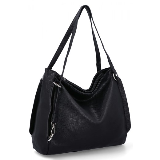 Uniwersalna Torebka Damska firmy Hernan HB0360 Czarna - id: 107248 - marki Hernan - 175195856 Uniwersalna Torebka Damska firmy Hernan HB0360 Czarna ze sklepu PaniTorbalska w kategorii Torby Shopper bag - zdjęcie 175195856