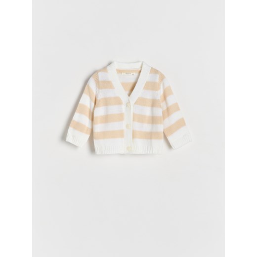 Reserved - Kardigan w paski - wielobarwny Reserved 68 (3-6 m.) Reserved