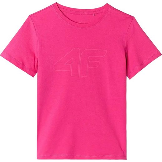 Koszulka dziewczęca 4FJWMM00TTSHF1803 4F ze sklepu SPORT-SHOP.pl w kategorii Bluzki dziewczęce - zdjęcie 175199339