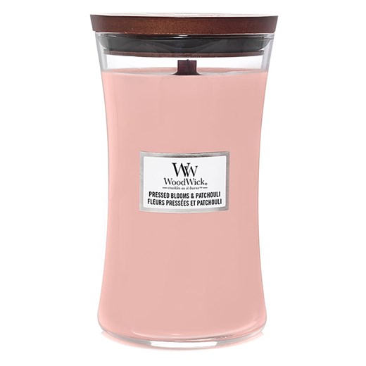 WoodWick Świeca zapachowa &quot;Pressed Blooms &amp; Patchouli&quot; - 609,5 g ze sklepu Limango Polska w kategorii Świece i dyfuzory - zdjęcie 175200818