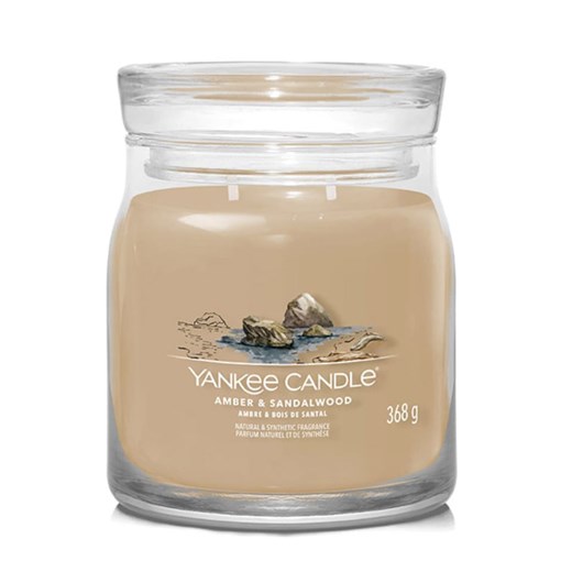 Yankee Candle Świeca zapachowa &quot;Amber &amp; Sandalwood&quot; - 368 g ze sklepu Limango Polska w kategorii Świece i dyfuzory - zdjęcie 175200886