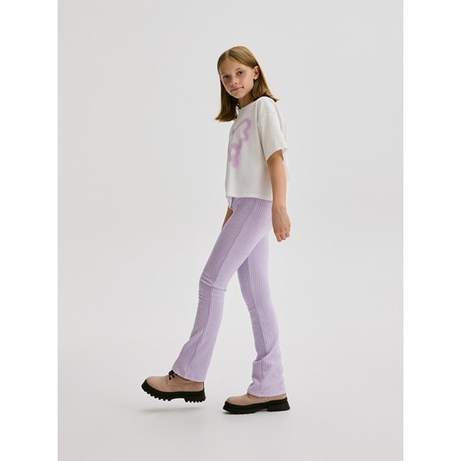 Reserved - T-shirt z nadrukiem - złamana biel Reserved 116 (5-6 lat) Reserved