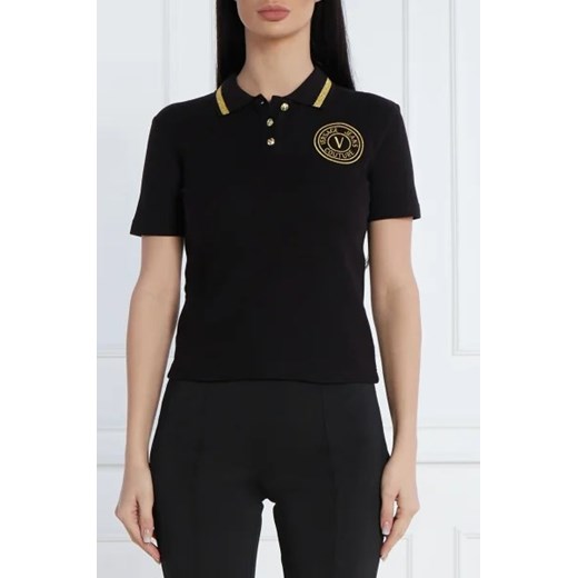 Versace Jeans Couture Polo | Regular Fit ze sklepu Gomez Fashion Store w kategorii Bluzki damskie - zdjęcie 175212569