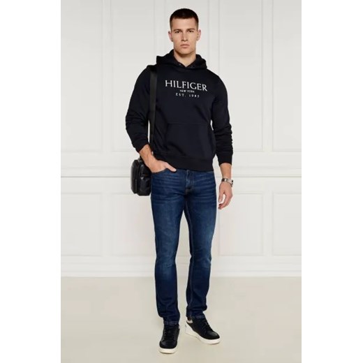 Bluza męska Tommy Hilfiger czarna z napisami