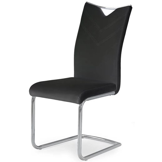 Czarne Krzesło Minimalistyczne M2-K65 ze sklepu Edinos.pl w kategorii Krzesła - zdjęcie 175215986