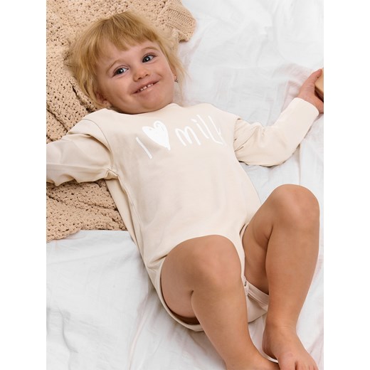 GATE Body bawełniane z nadrukiem 0/3M Gate 3/6M gateshop wyprzedaż