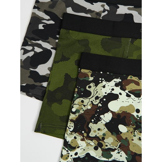 Cropp - 3 pack bokserek - czarny Cropp XL Cropp