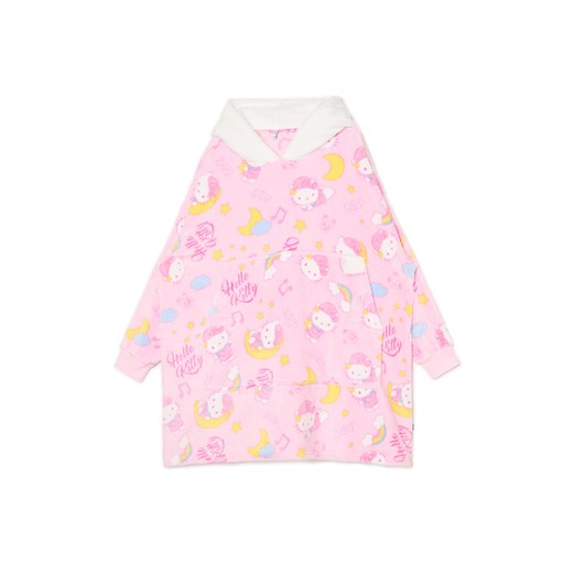 Cropp - Bluza typu snuddie z Hello Kitty - różowy ze sklepu Cropp w kategorii Bluzy damskie - zdjęcie 175223305