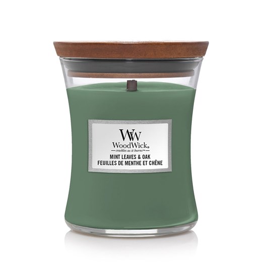 WoodWick Świeca zapachowa &quot;Leaves &amp; Oak&quot; - 275 g ze sklepu Limango Polska w kategorii Świece i dyfuzory - zdjęcie 175227569