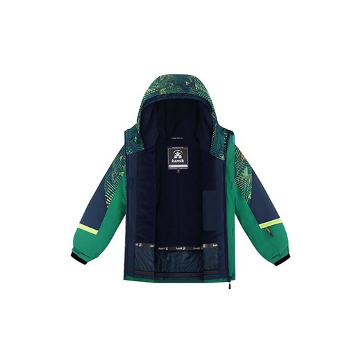 Kamik Kurtka zimowa &quot;Bryson&quot; w kolorze zielono-granatowym Kamik 128 okazja Limango Polska