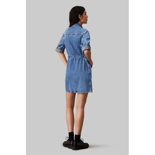 CALVIN KLEIN JEANS Jeansowa sukienka z paskiem M Gomez Fashion Store