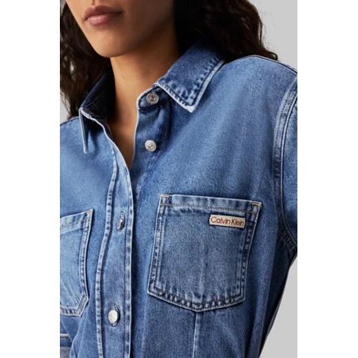 CALVIN KLEIN JEANS Jeansowa sukienka z paskiem XS Gomez Fashion Store