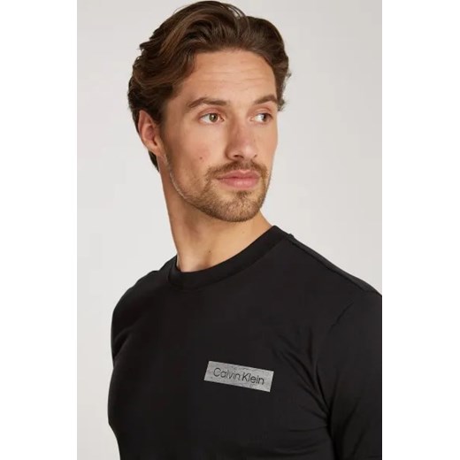 T-shirt męski czarny Calvin Klein bawełniany 