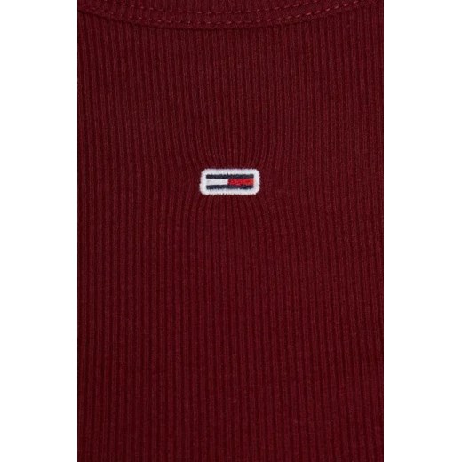 Bluzka damska Tommy Jeans casualowa z okrągłym dekoltem