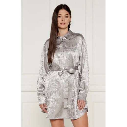 Pinko Satynowa sukienka ze sklepu Gomez Fashion Store w kategorii Sukienki - zdjęcie 175231897