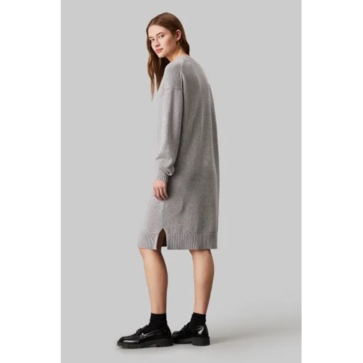 Calvin Klein Jeans Sukienka | z dodatkiem wełny M okazja Gomez Fashion Store