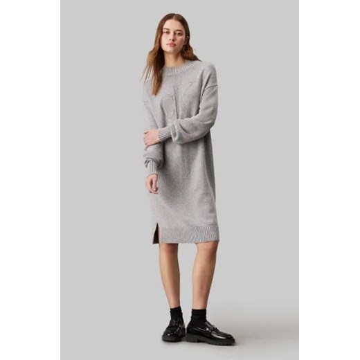 Calvin Klein Jeans Sukienka | z dodatkiem wełny L Gomez Fashion Store okazja