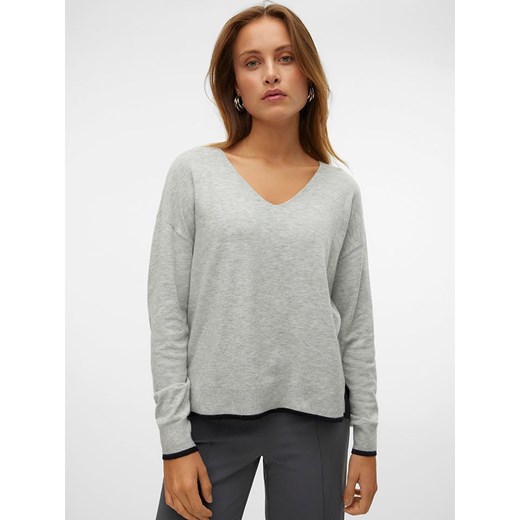 Szary sweter damski Vero Moda casual 