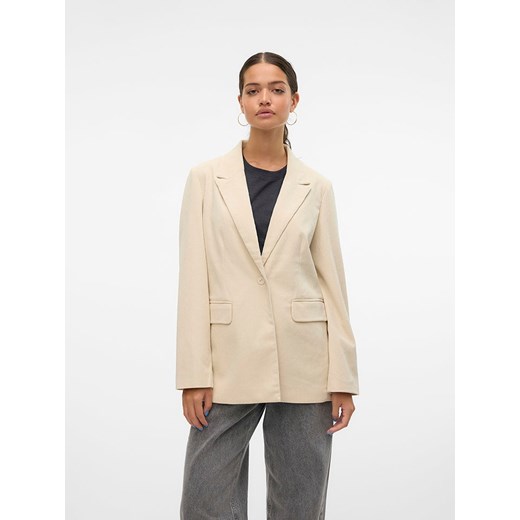 Vero Moda Blezer w kolorze beżowym ze sklepu Limango Polska w kategorii Marynarki damskie - zdjęcie 175239108
