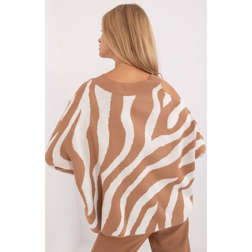 Sweter damski Factoryprice z okrągłym dekoltem