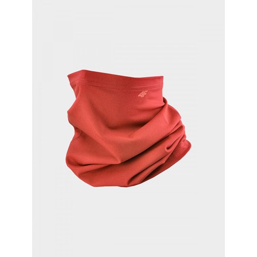 Dziecięca bandana 4F 4FJWAW24ABDAU088 -  pomarańczowa ze sklepu Sportstylestory.com w kategorii Szaliki dziecięce - zdjęcie 175245427