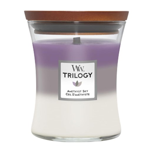 WoodWick Świeca zapachowa &quot;Trilogy - Amethysty Sky&quot; - 275 g ze sklepu Limango Polska w kategorii Świece i dyfuzory - zdjęcie 175250548