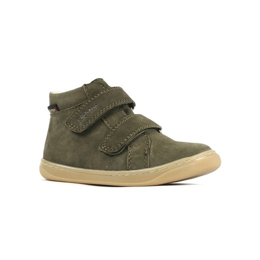 Richter Shoes Skórzane buty &quot;Dash&quot; w kolorze khaki do chodzenia na boso ze sklepu Limango Polska w kategorii Buty zimowe dziecięce - zdjęcie 175250899