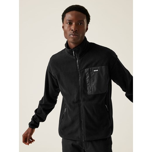 Regatta Kurtka polarowa &quot;Frankie&quot; w kolorze czarnym ze sklepu Limango Polska w kategorii Bluzy męskie - zdjęcie 175251389