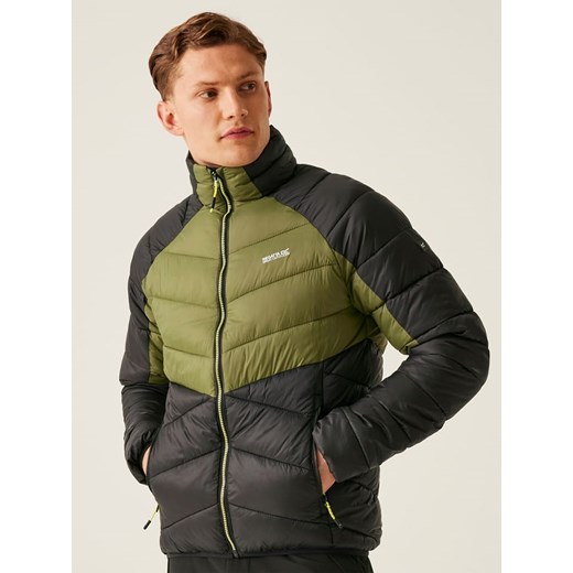 Regatta Kurtka pikowana &quot;Dalent&quot; w kolorze antracytowo-zielonym ze sklepu Limango Polska w kategorii Kurtki męskie - zdjęcie 175251855