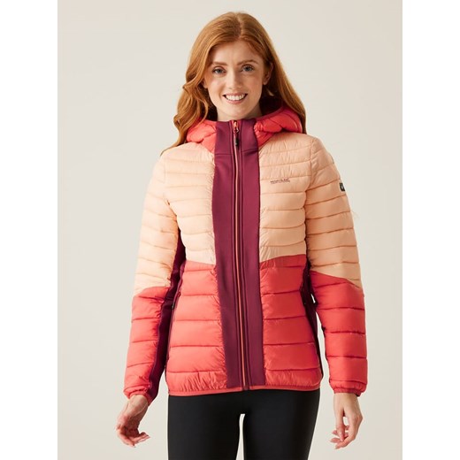 Regatta Kurtka hybrydowa &quot;Leedre&quot; w kolorze czerwono-pomarańczowym Regatta 46 wyprzedaż Limango Polska