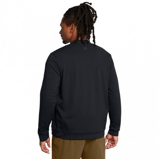 Męska kurtka przejściowa Under Armour UA Meridian Bomber - czarna ze sklepu Sportstylestory.com w kategorii Kurtki męskie - zdjęcie 175254107