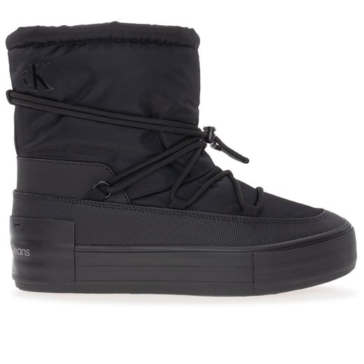 Buty Calvin Klein Jeans Vulc Flatform Snow Boot YW0YW01591-0GJ - czarne ze sklepu streetstyle24.pl w kategorii Śniegowce damskie - zdjęcie 175260576