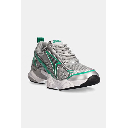 Steve Madden sneakersy Speedster-E kolor srebrny SM19000122 ze sklepu ANSWEAR.com w kategorii Buty sportowe damskie - zdjęcie 175263108