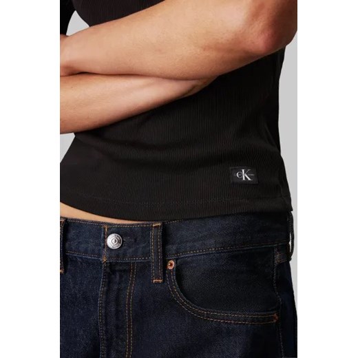 Bluzka damska Calvin Klein z okrągłym dekoltem