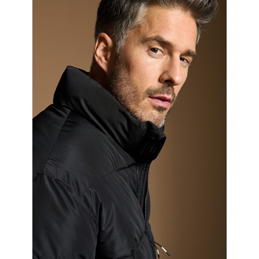 Sinsay - Kurtka pikowana - czarny Sinsay M Sinsay