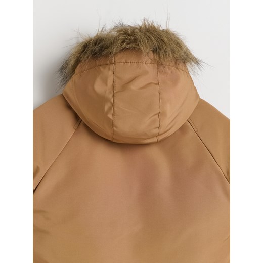 Reserved - Kurtka parka z kapturem - brązowy Reserved 80 (9-12 m.) Reserved