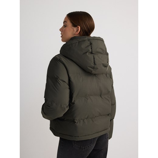 Kurtka damska Reserved krótka czarna bez kaptura 