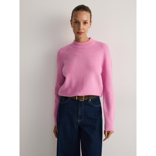 Sweter damski Reserved z okrągłym dekoltem casual 