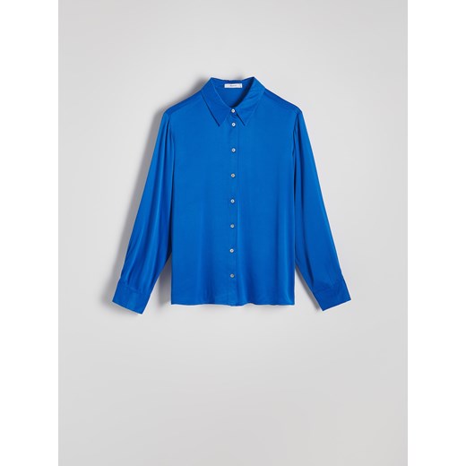 Reserved - Koszula z wiskozy - niebieski Reserved XXL Reserved