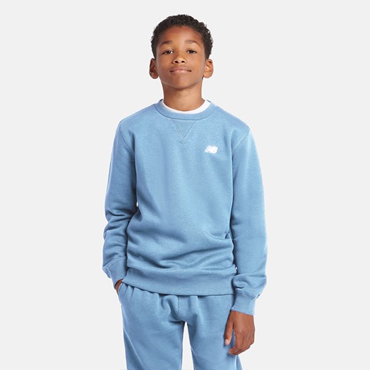 Bluza dziecięca New Balance LAKB0002HEB – niebieska ze sklepu New Balance Poland w kategorii Bluzy chłopięce - zdjęcie 175279425