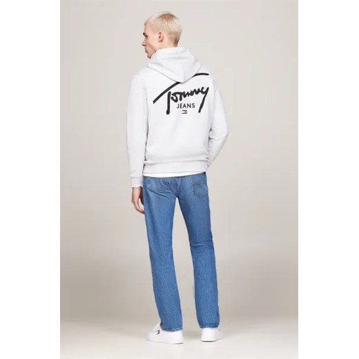 Bluza męska biała Tommy Jeans na jesień