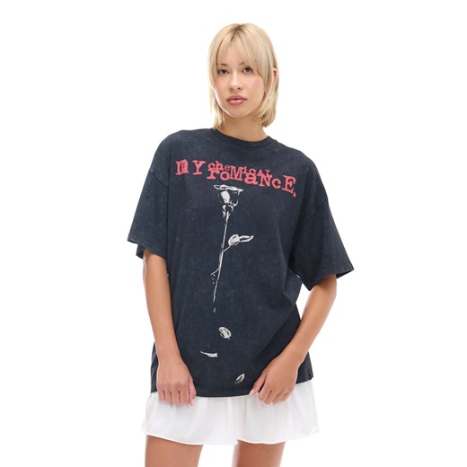 Cropp - T-shirt z nadrukiem My Chemical Romance UNISEX - czarny ze sklepu Cropp w kategorii Bluzki damskie - zdjęcie 175282668