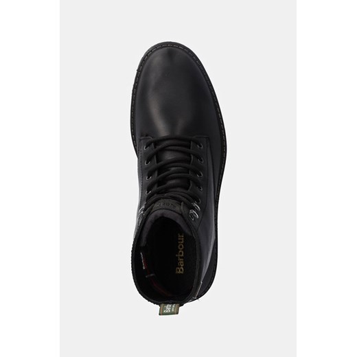 Czarne buty zimowe męskie Barbour