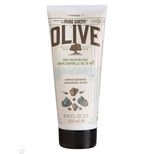 Korres Krem do ciała &quot;Pure Greek Olive Sea Salt&quot; - 200 ml ze sklepu Limango Polska w kategorii Balsamy do ciała - zdjęcie 175286096