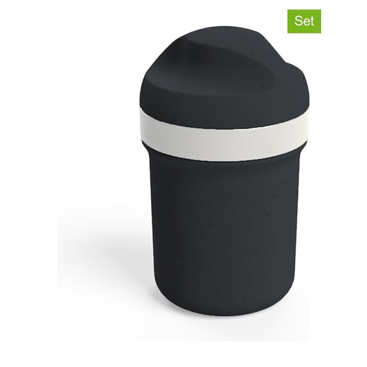 koziol Kubki termiczne (2 szt.) &quot;Oase mini&quot; w kolorze czarnym - 200 ml ze sklepu Limango Polska w kategorii Kubki termiczne - zdjęcie 175286127