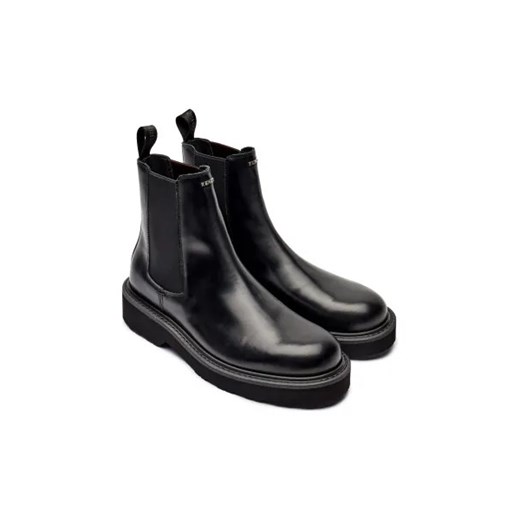 Buty zimowe męskie Kenzo bez zapięcia skórzane