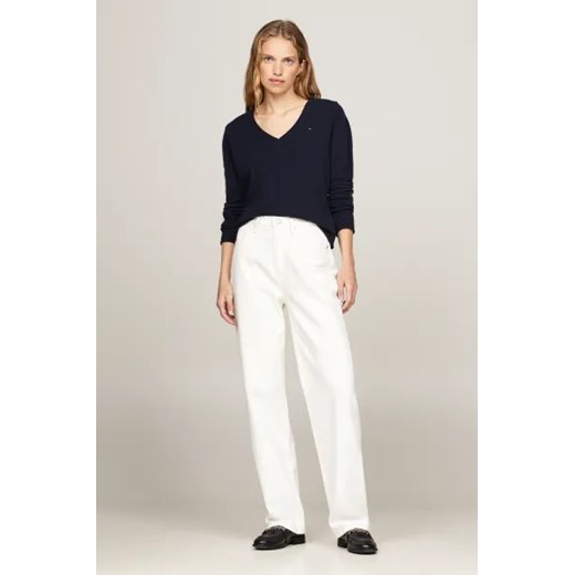 Sweter damski Tommy Hilfiger z dekoltem v 