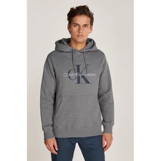 Bluza męska szara Calvin Klein bawełniana młodzieżowa
