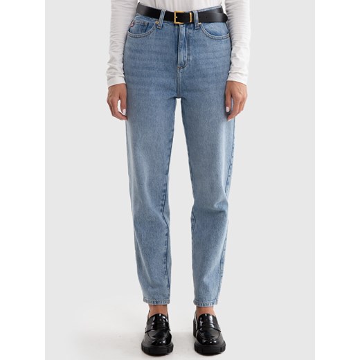 Jeansy damskie mom jeans z linii Authentic niebieske Silla 120 ze sklepu Big Star w kategorii Jeansy damskie - zdjęcie 175288929